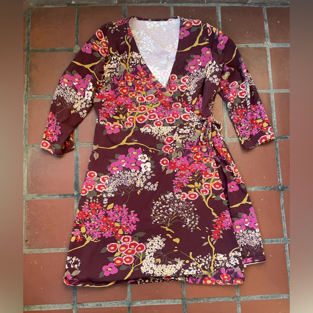 Spartina 449 Floral Knit Top in Pink and White